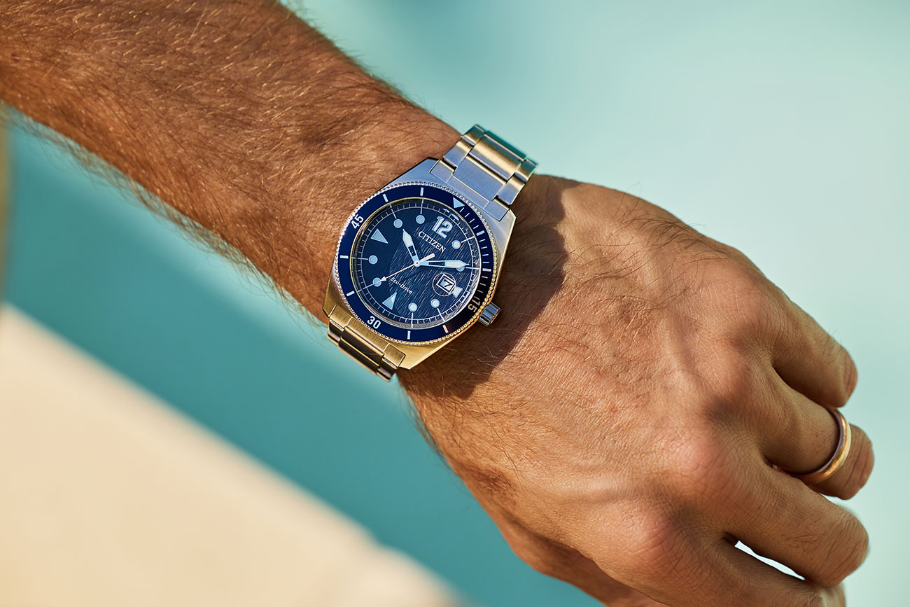 Citizen Eco-Drive Terra Force Watch with Blue Dial | Abt