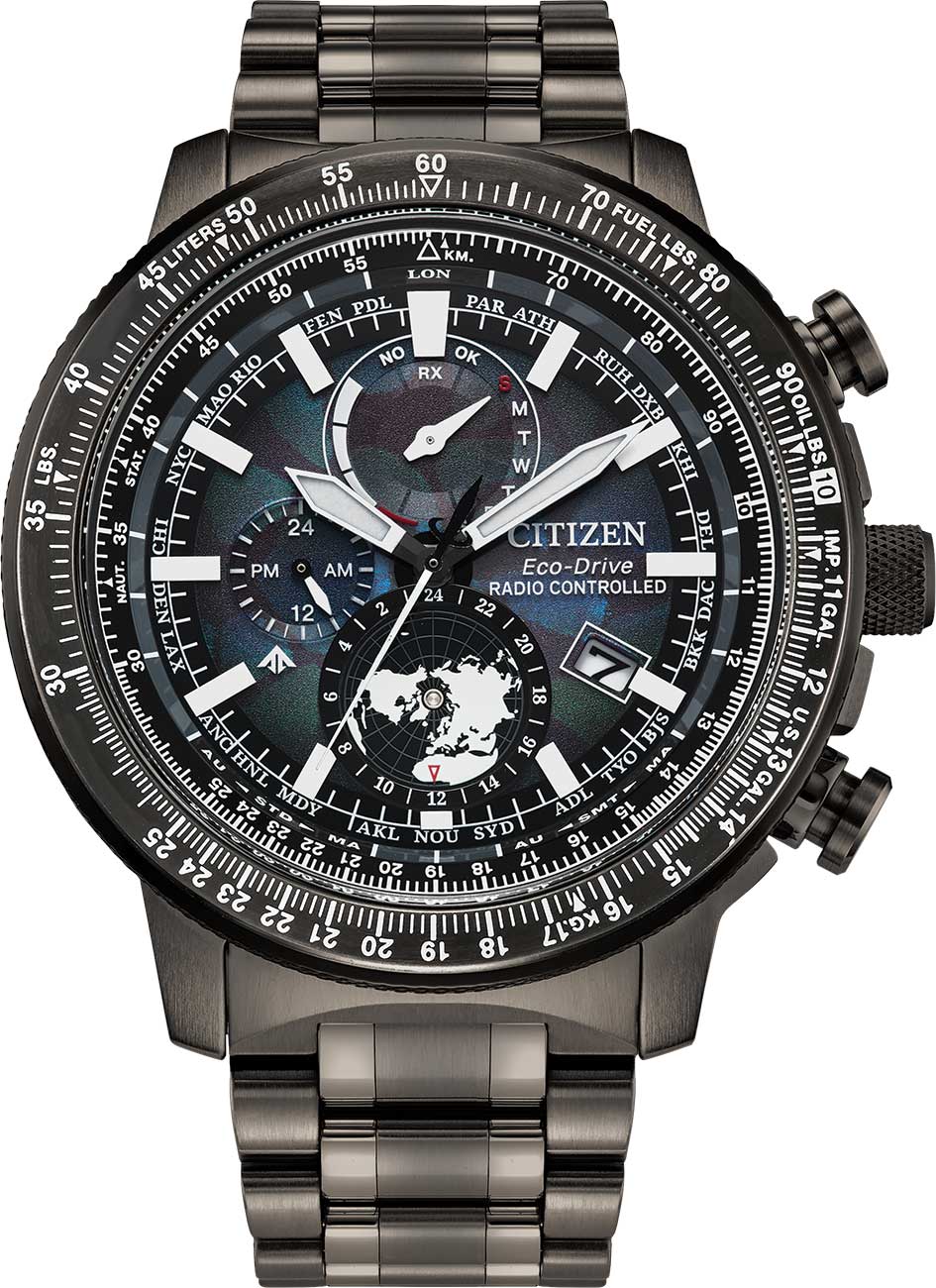 Citizen Promaster Geo Trekker Watch 46mm Limited Edition Chronograph with Blue Dial -  BY3005-56E