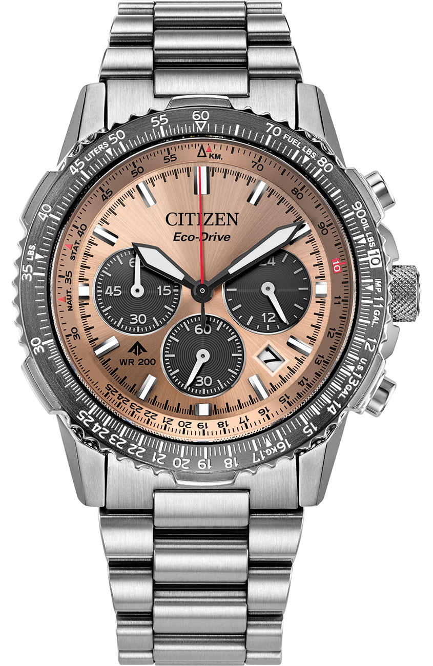 Citizen Promaster Navihawk Watch 40mm with Salmon Dial - CA4664-60X