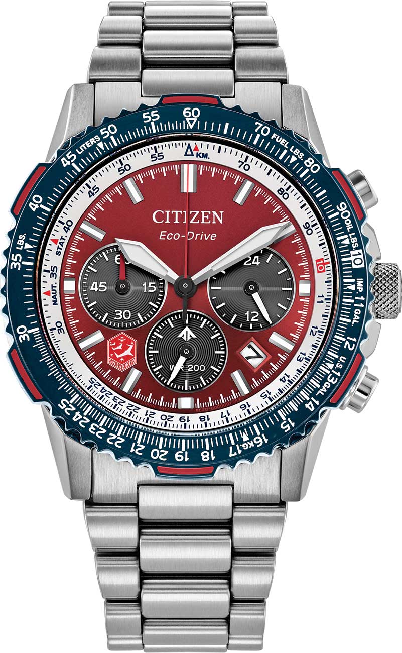 ジーコ Citizen Promaster Navihawk Chronograph with Green Dial #CA4664-60W