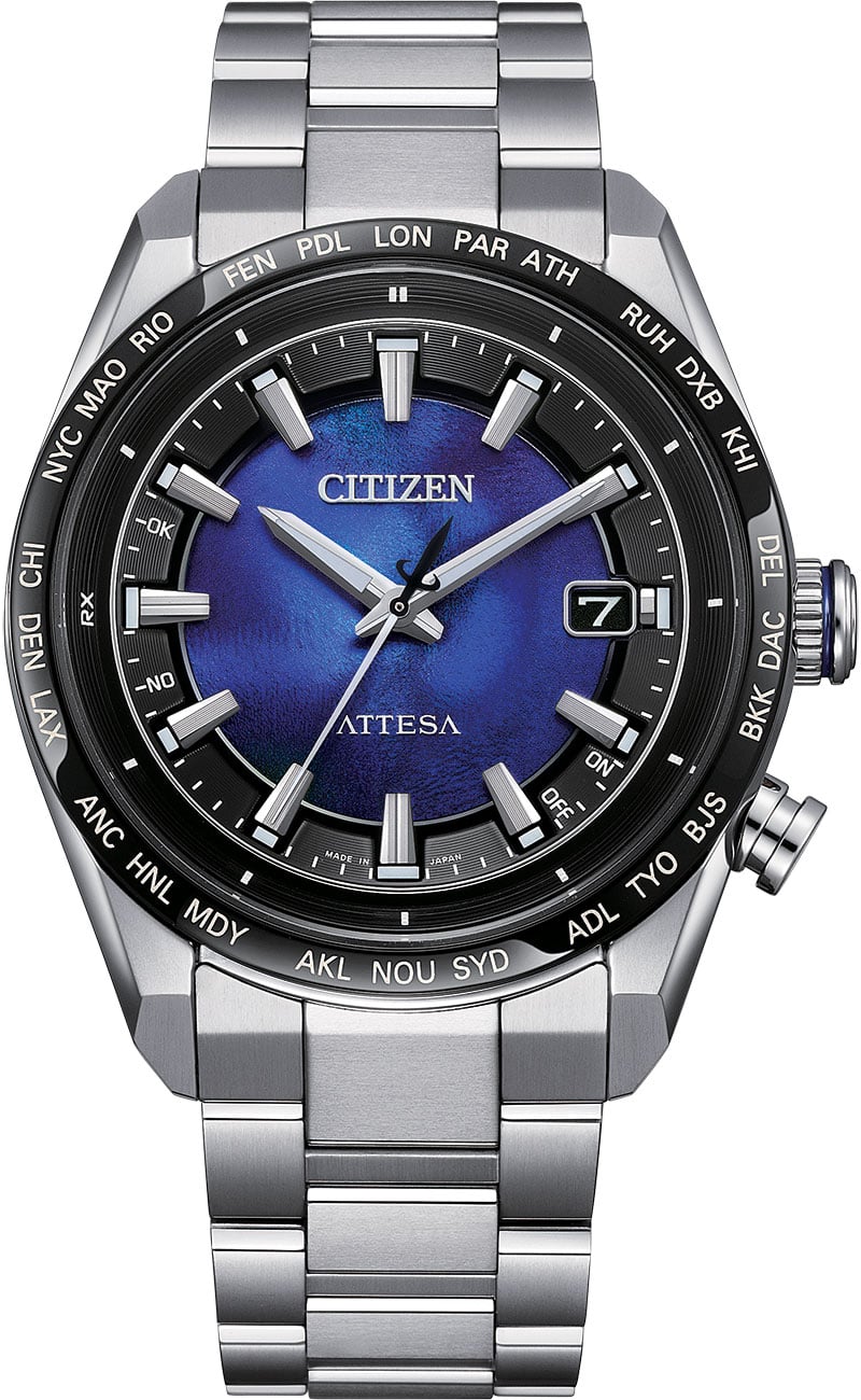 Citizen Attesa Super Titanium Watch 40.6mm with Blue Dial - CB0288-65L