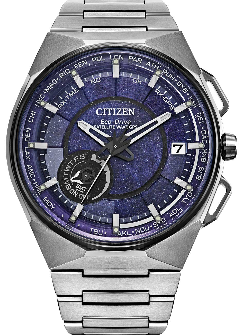 Citizen Satellite Wave X Watch Blue | Silver - CC3097-52L