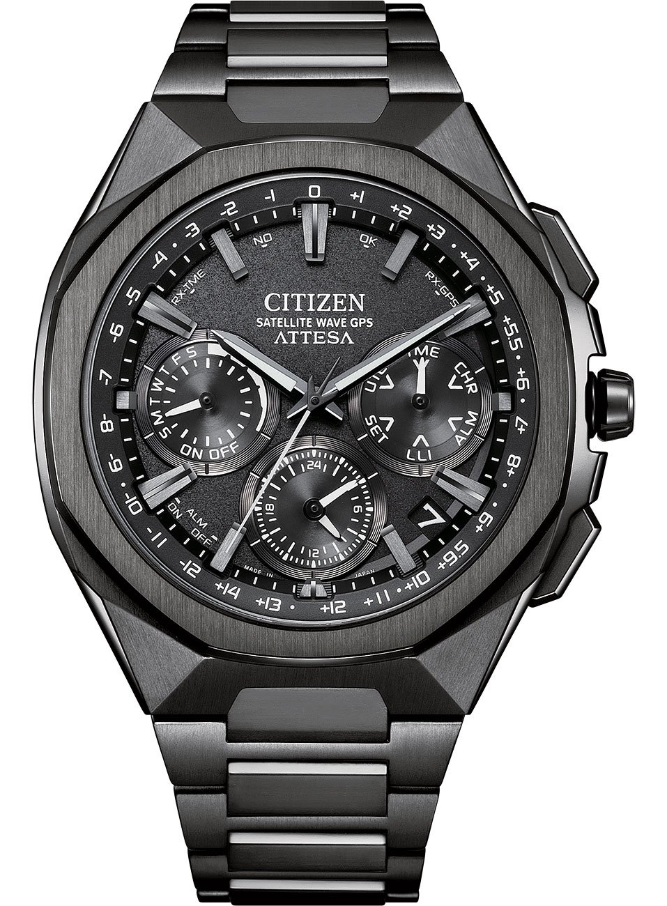 タイタニック Citizen Attesa Watch Super Titanium Satellite Timekeeping - CC4105-69E