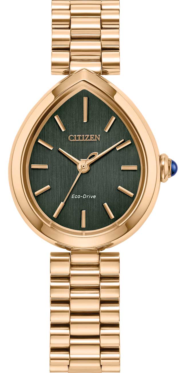 Citizen Women's Eco-Drive Classic Rainell Rose Gold-Tone Stainless Steel Bracelet Watch, 26mm - Rose-Gold