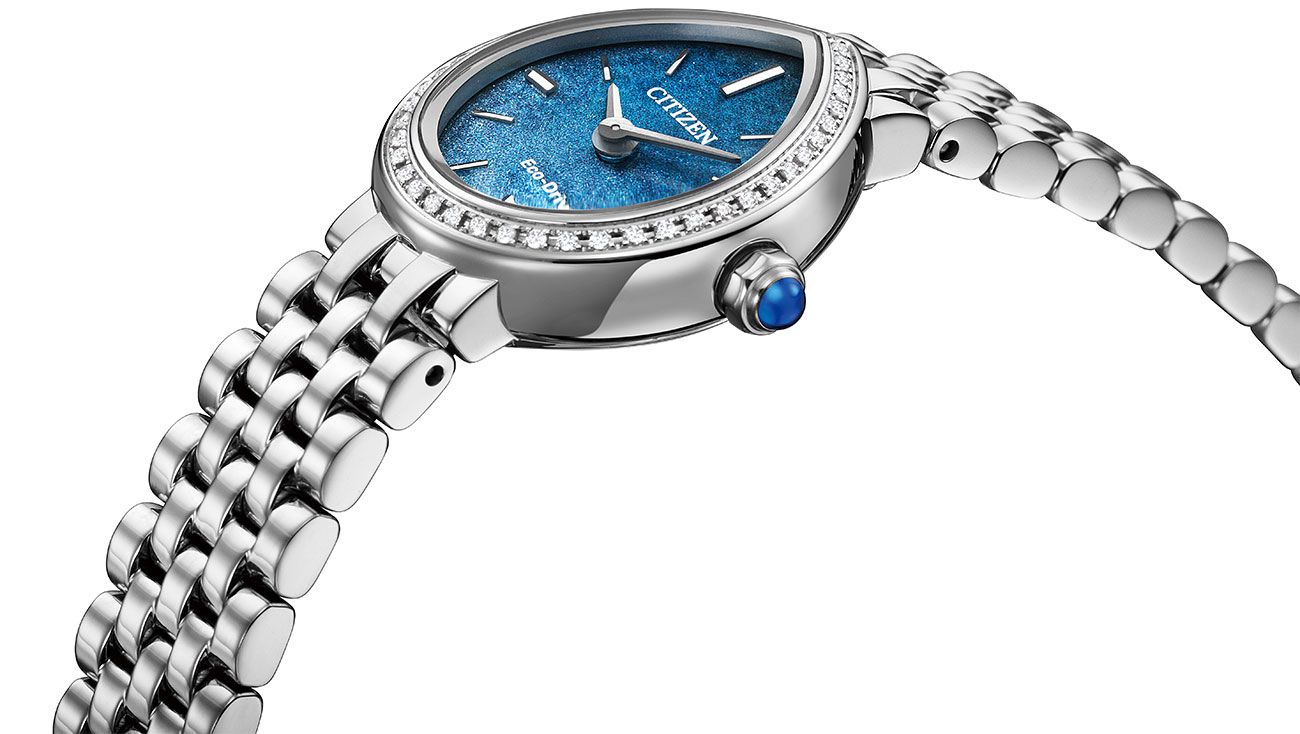 Citizen Eco-Drive L Rainell Watch 20mm in Blue | SS - EX1540-58L