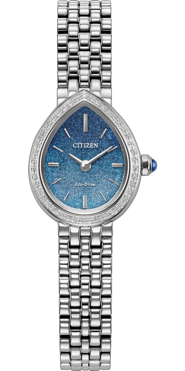Citizen Women's Limited Edition Mini Rainell Silver-Tone Stainless Steel Bracelet Watch 20mm - Silver