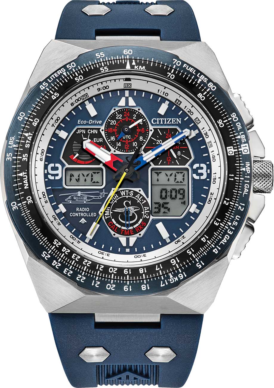 ウィンチェスター Citizen Promaster Sikorsky Chronograph 46mm with Blue Dial