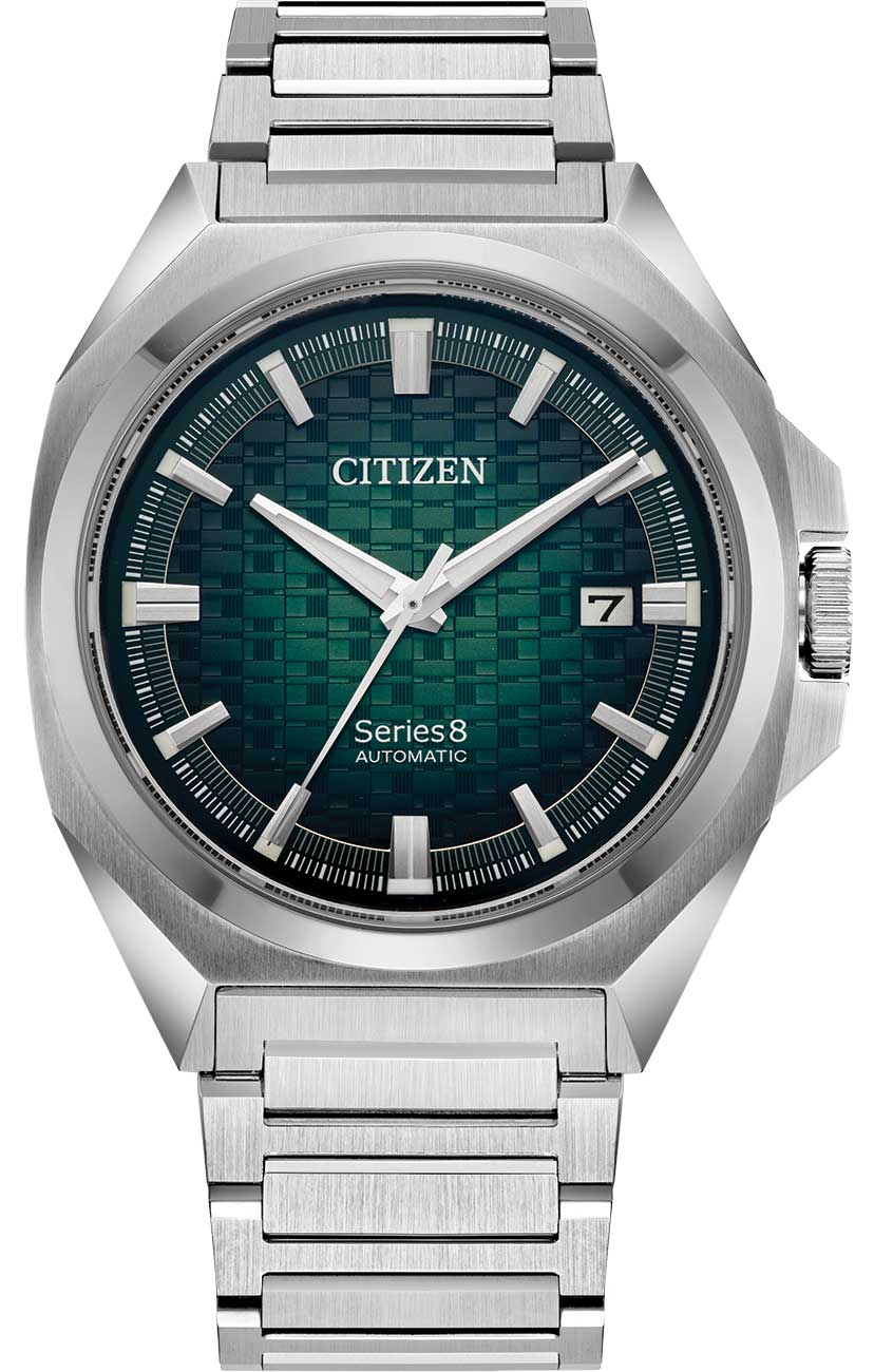 Citizen Series8 831 Automatic 40mm Watch w Green Dial - NB6050-51W