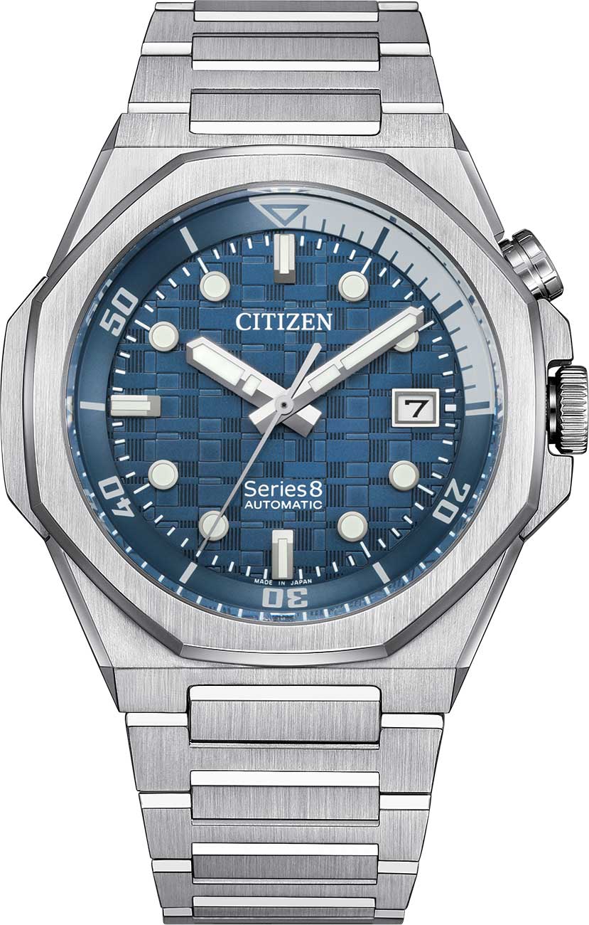 Citizen Series8 890 Watch Automatic 42.6mm with Blue Dial - NB6060-58L
