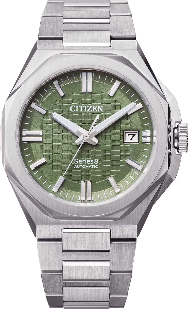 Citizen Series8 Watch 39mm with Green Dial - NB6080-51W