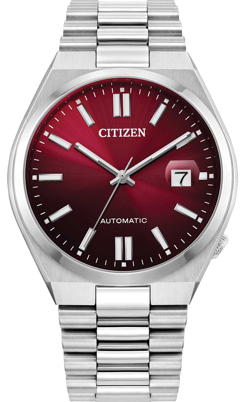 Citizen Tsuyosa Automatic Watch 40mm Red | Silver - NJ0150-56W