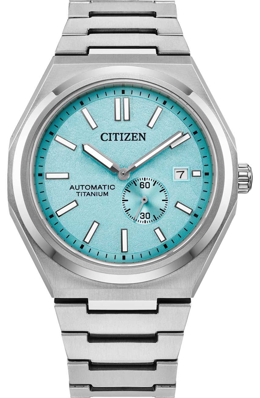 Citizen Zenshin Mechanical Watch Super Titanium | Blue - NJ0180-80M