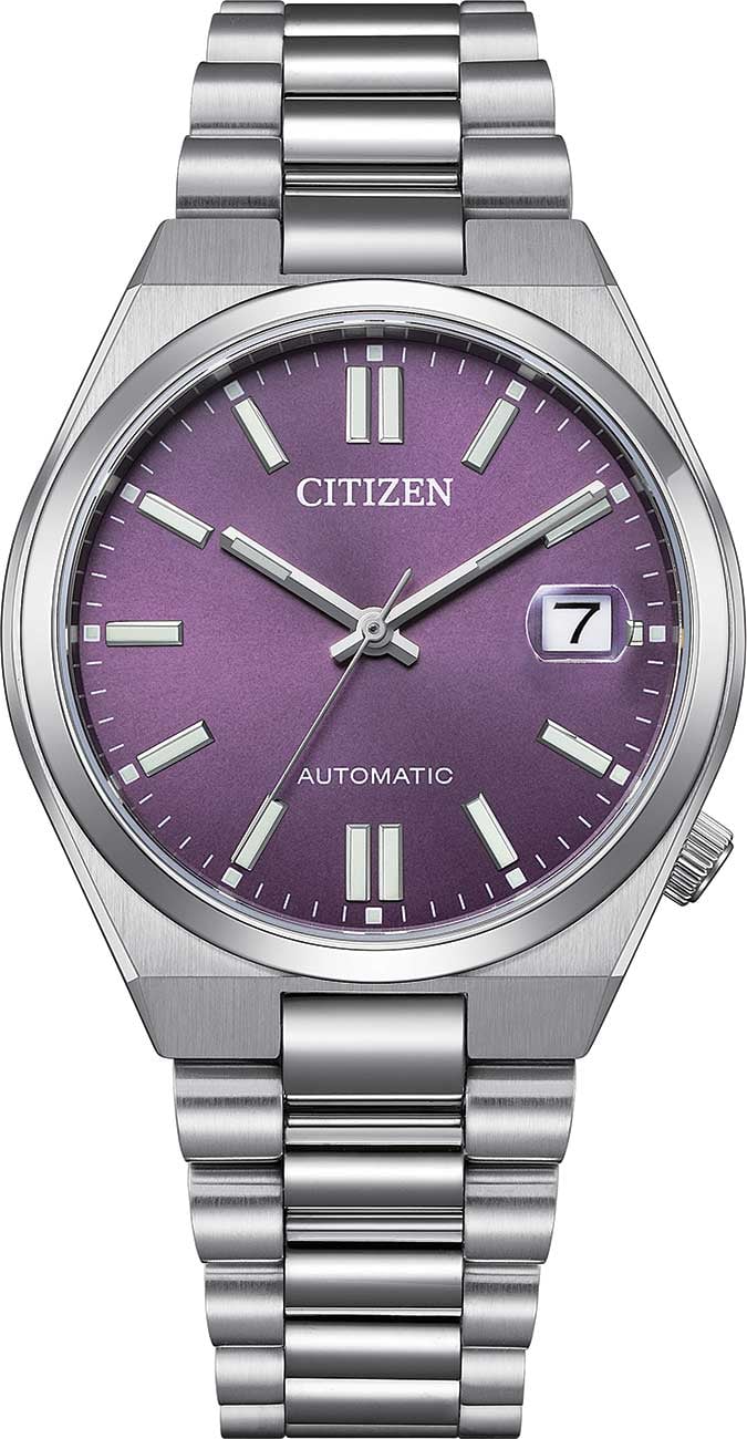 Citizen Men's Sport Luxury Tsuyosa Automatic Silver-Tone Stainless Steel Bracelet Watch 37mm - Silver-tone