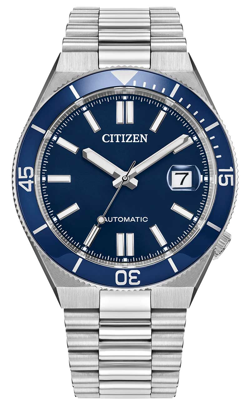 Citizen Tsuyosa Shore Automatic Watch 40mm with Blue Dial - NJ0230-59L