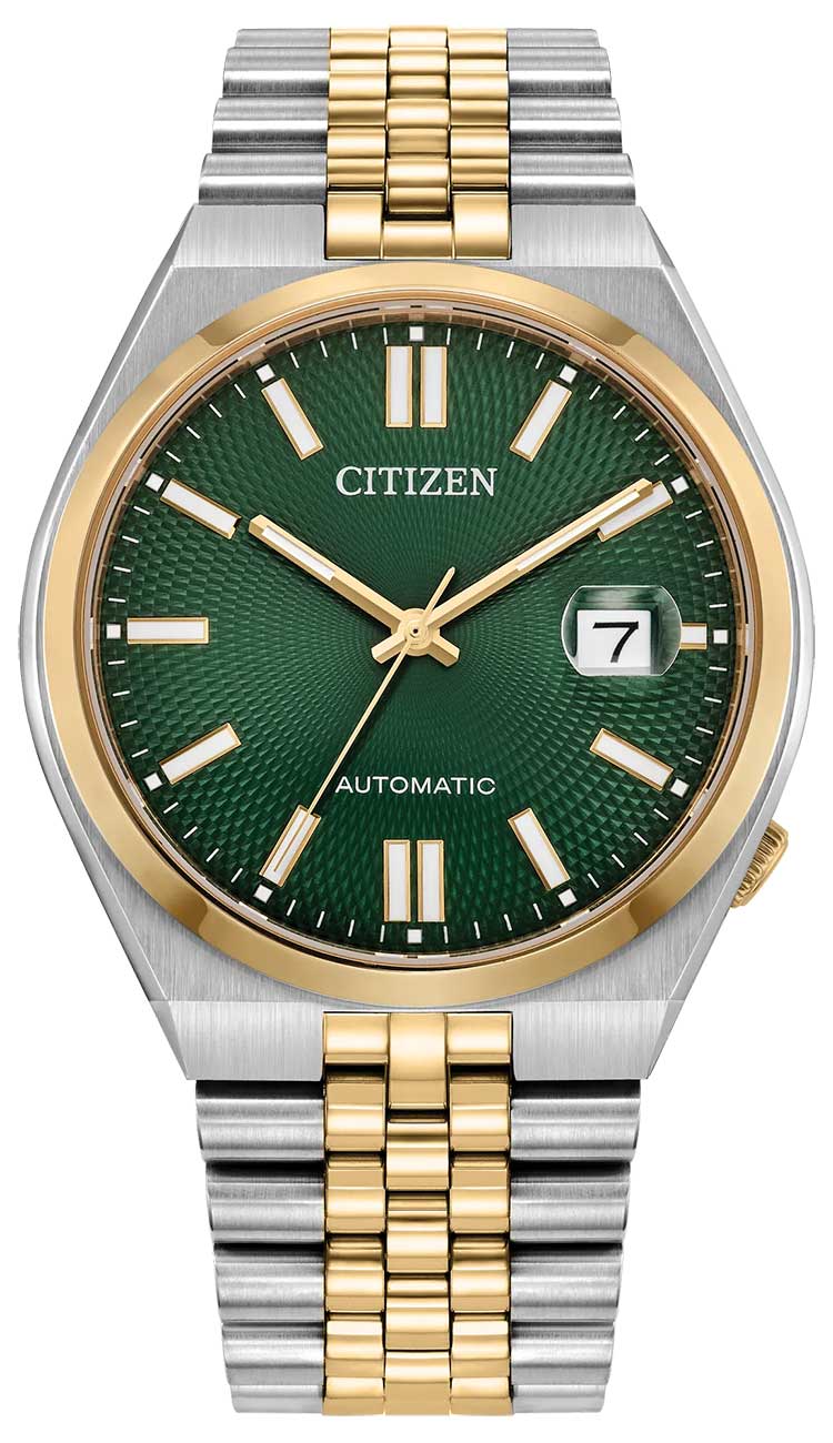 Citizen Tsuyosa 60 Automatic Watch 40mm with Green Dial - NK0024-54X
