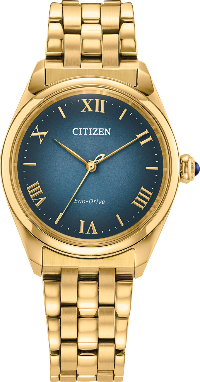 Citizen L Classic Watch 33mm with Blue | Gold - EM1142-84L
