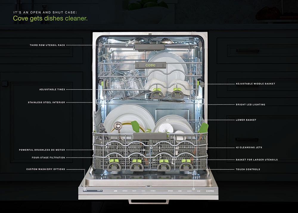 Cove Dishwasher Panel Ready Dishwasher Reviews Cove Dw2450 Cove