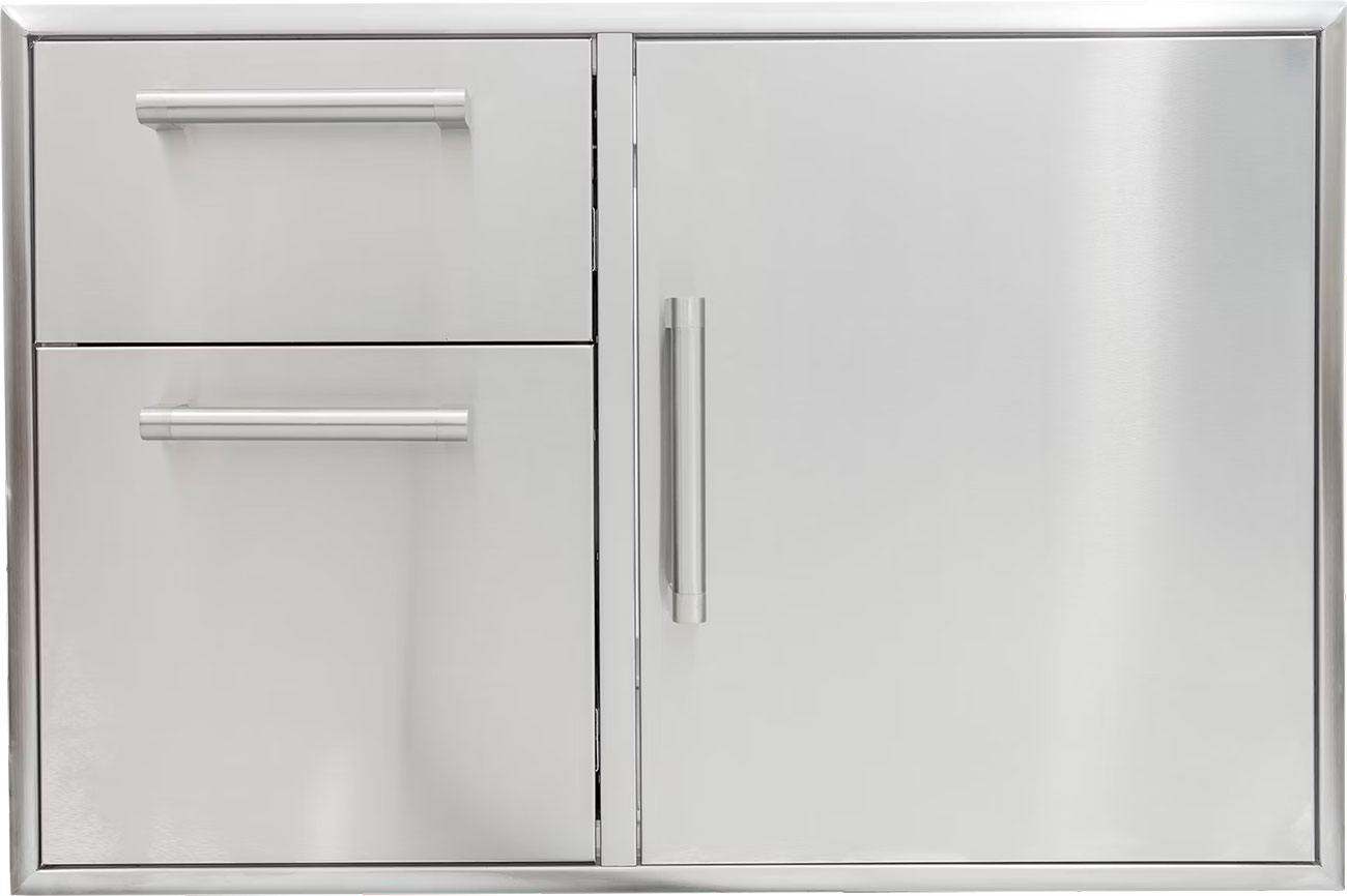 Coyote C3CD2DC36 36 inch Access Door and Drawer Combo in Stainless Steel