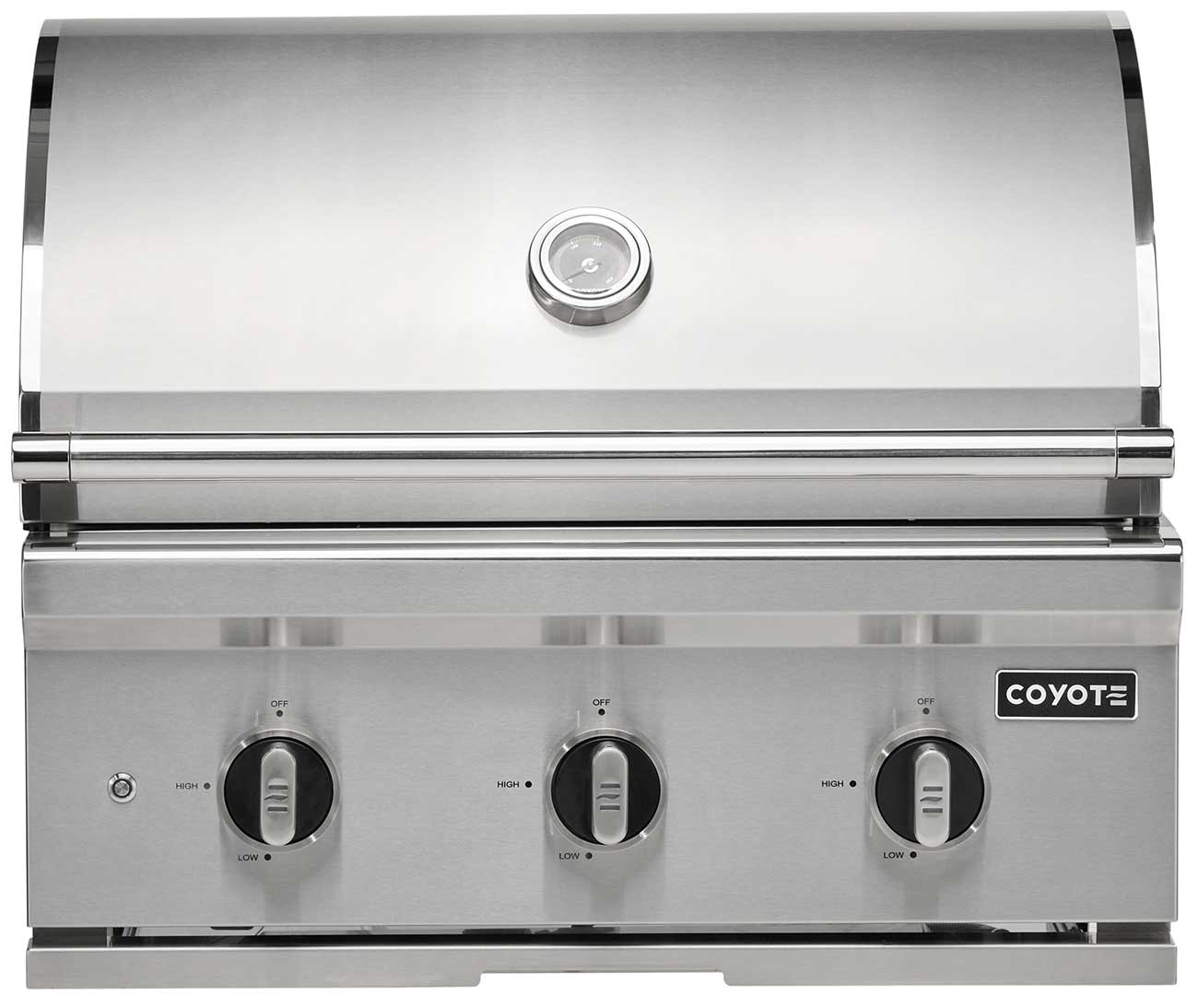 Coyote C-Series Built-In Liquid Propane Grill 30-Inch in Stainless Steel
