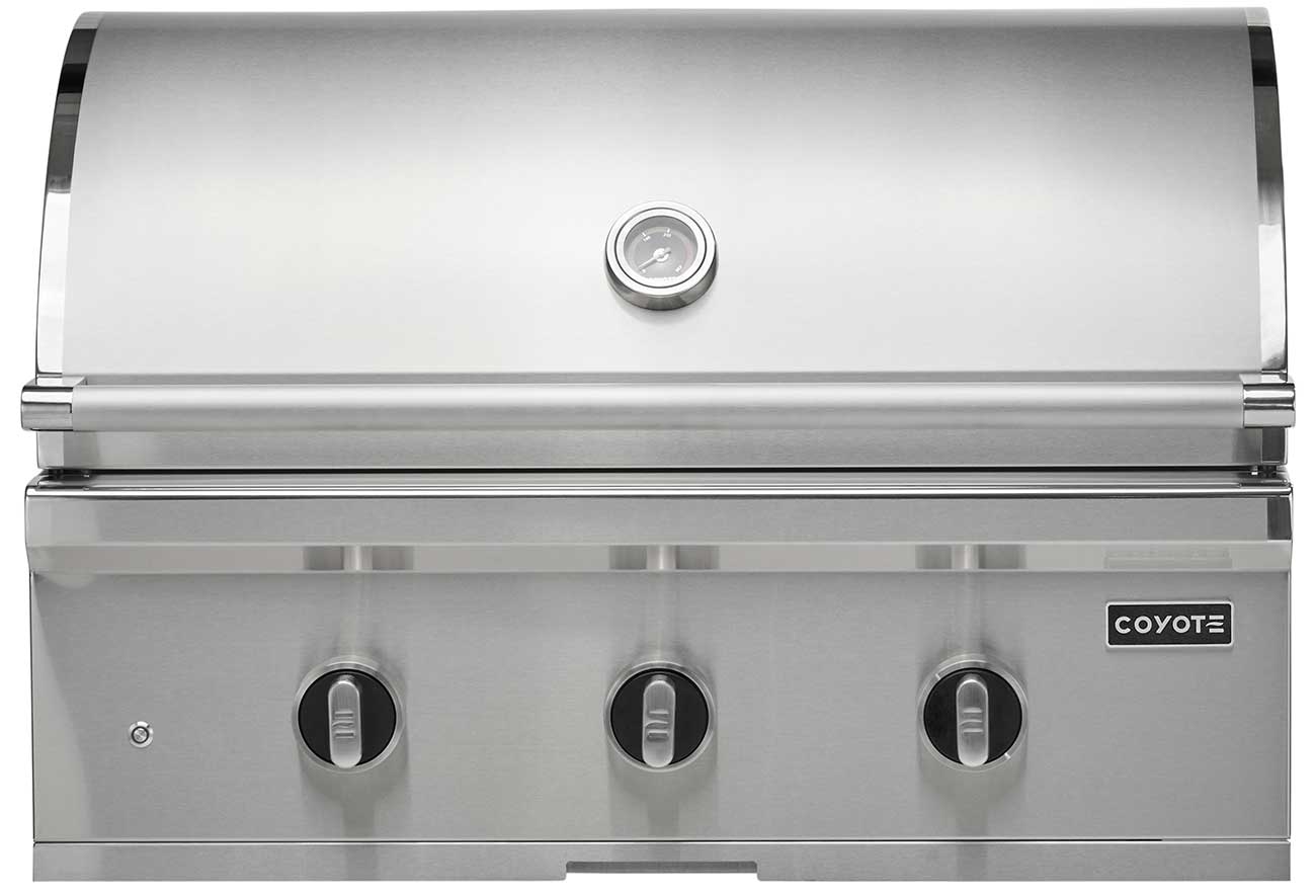 Coyote C-Series Built-In Natural Gas Grill 34-Inch in Stainless Steel