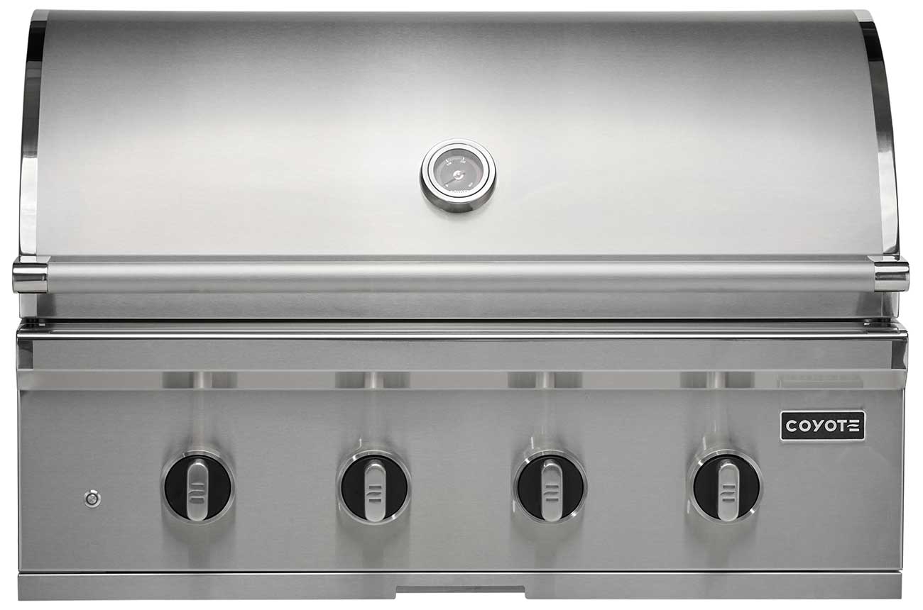Coyote CL-Series Built-In Liquid Propane Gas Grill 36-Inch in Stainless Steel