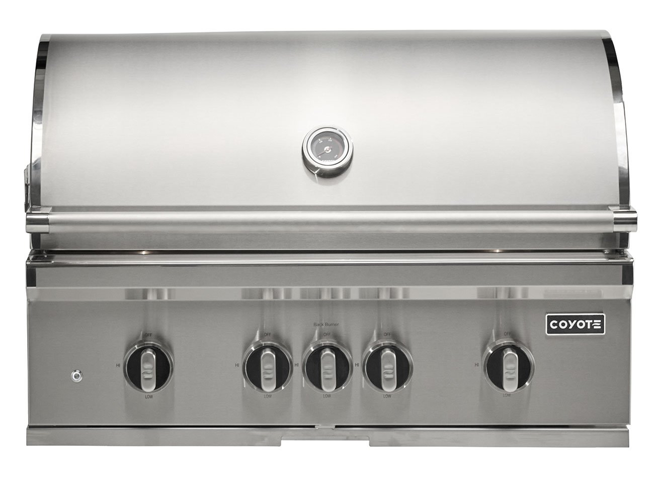 Coyote SL-Series Built-In Liquid Propane Gas Grill 36-Inch in Stainless Steel
