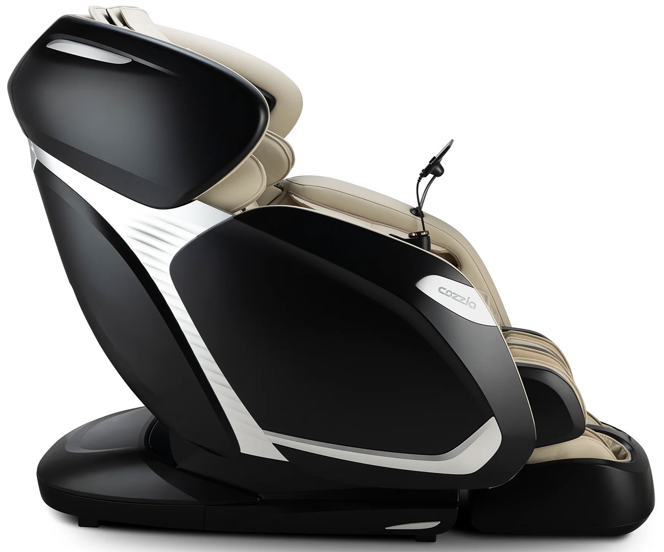 Cozzia Zen Duo Massage Chair in Ivory | Black - CZ-650-3029