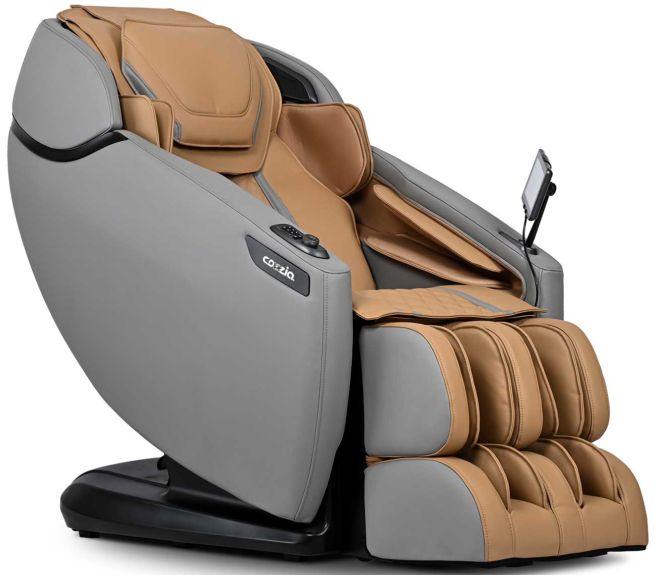 Cozzia Zen XE Massage Chair in Cappuccino|Grey - CZ-645-7990 | Abt
