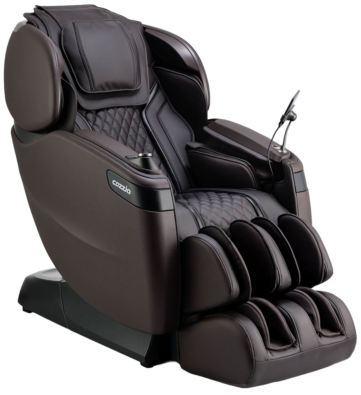 Cozzia Qi SE Duo Massage Chair in Mocha | Espresso
