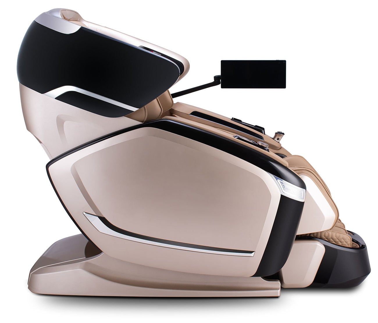 Cozzia Quantum Massage Chair in Champagne and Black | Abt