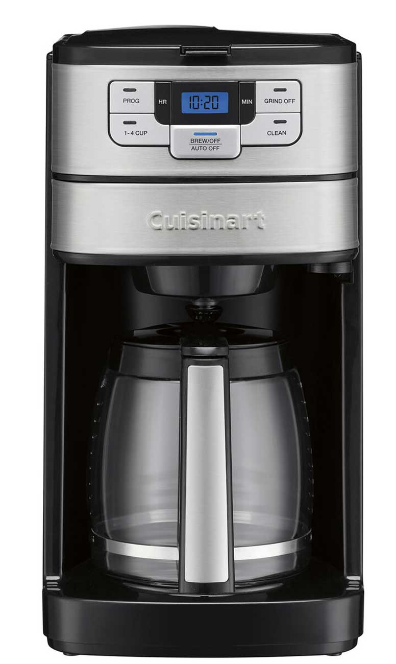 Cuisinart Automatic Grind & Brew 12-Cup Coffee Maker in Stainless Steel