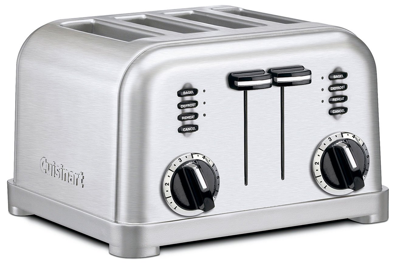 Cuisinart 4 Slice Metal Classic Toaster in Brushed Stainless Steel