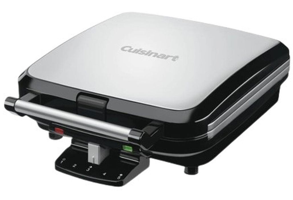 Cuisinart 4 Slice Belgian Square Waffle Maker in Brushed Stainless Steel