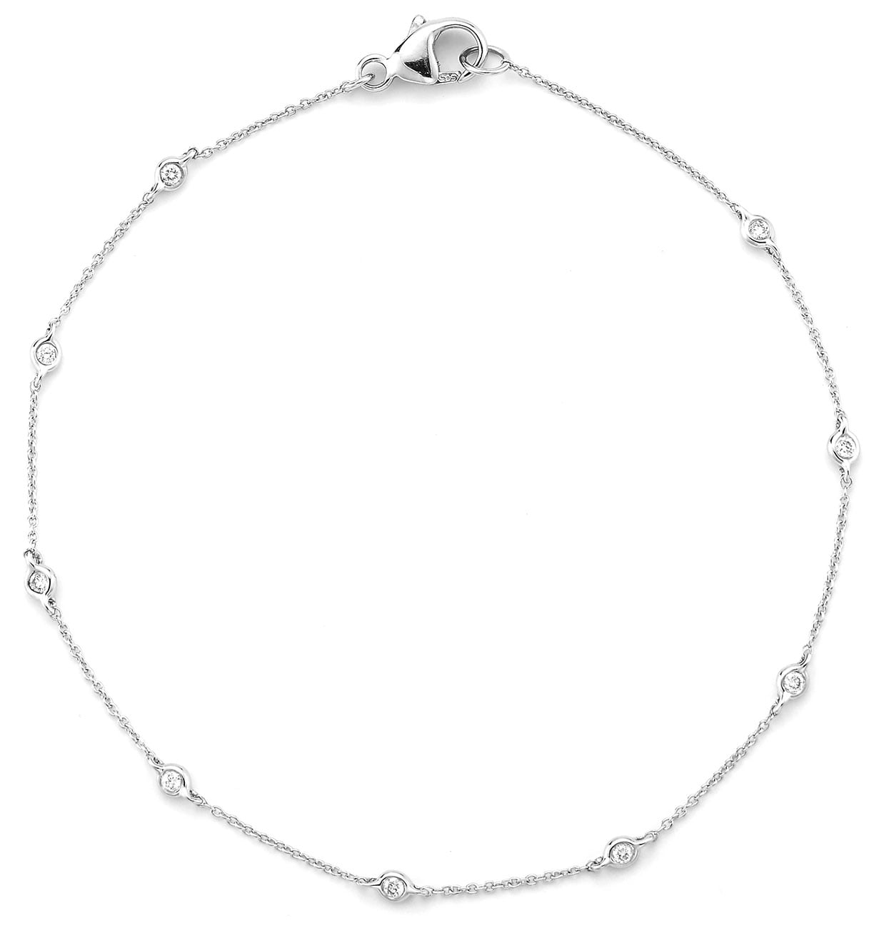 Dana Rebecca Designs Lulu Jack Single Bezel Bracelet, Size 6.5-7