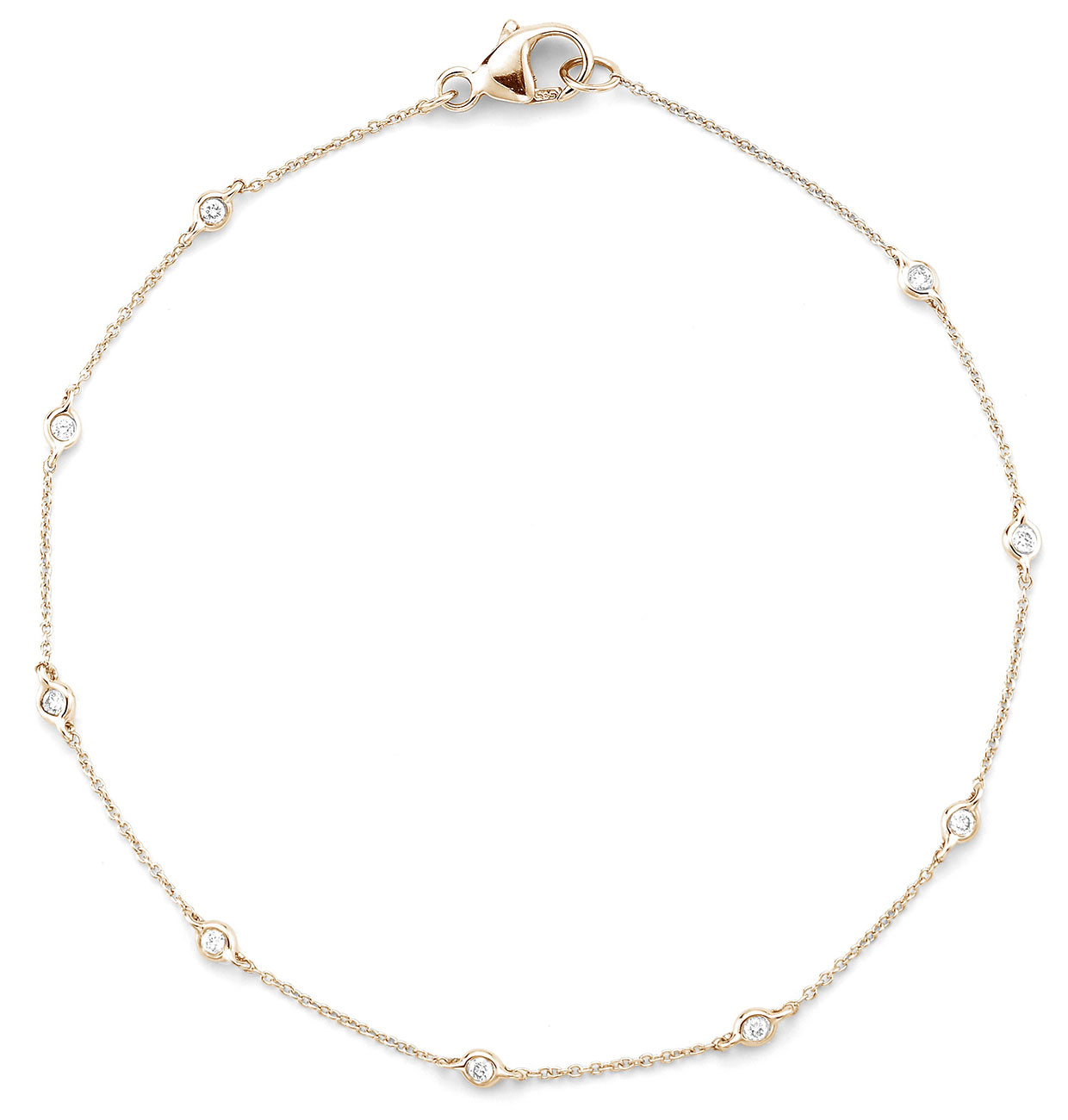 Dana Rebecca Designs Lulu Jack Single Bezel Bracelet, Size 6.5-7