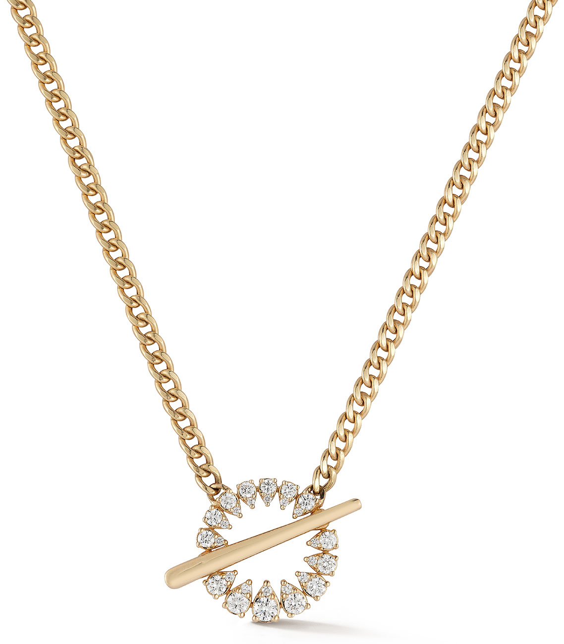 Dana Rebecca Designs Sophia Ryan Cuban Chain Toggle Necklace 18