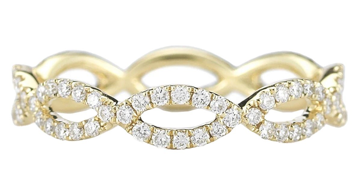 Dana Rebecca Designs Sophia Ryan Infinity Ring, Size 7 - in 14K Yellow Gold