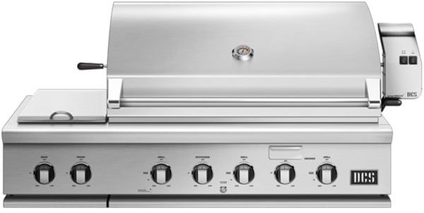 DCS Series 7 48" Stainless Steel Built-In Natural Gas Grill With Integrated Side Burners
