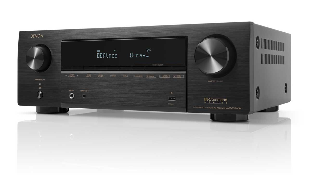 Denon 7.2-Channel 8K A/V Receiver - AVRX1800H | Abt