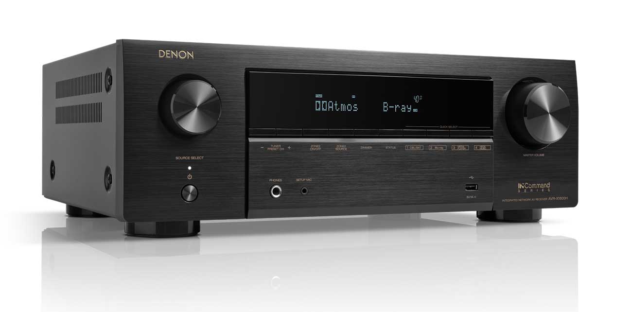 Denon 7.2-Channel 8K A/V Receiver - AVRX1800H | Abt
