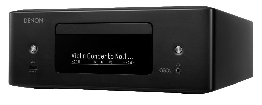 Denon Mini All-In-One Hi-Fi System CD Player Radio - RCDN12BKE3