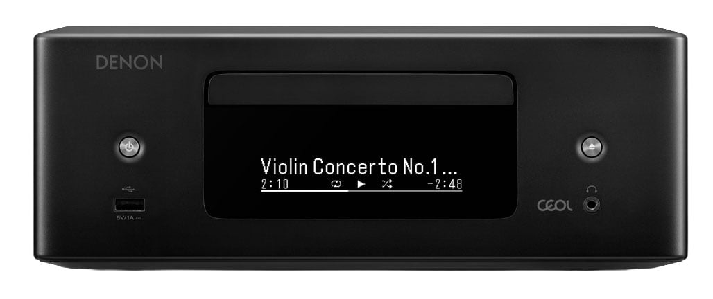 Denon Mini All-In-One Hi-Fi System CD Player Radio - RCDN12BKE3