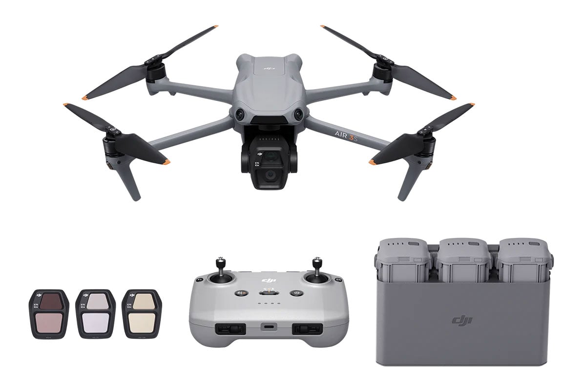 DJI Air 3S Drone Fly More Combo with RC-N3 Remote Controller
