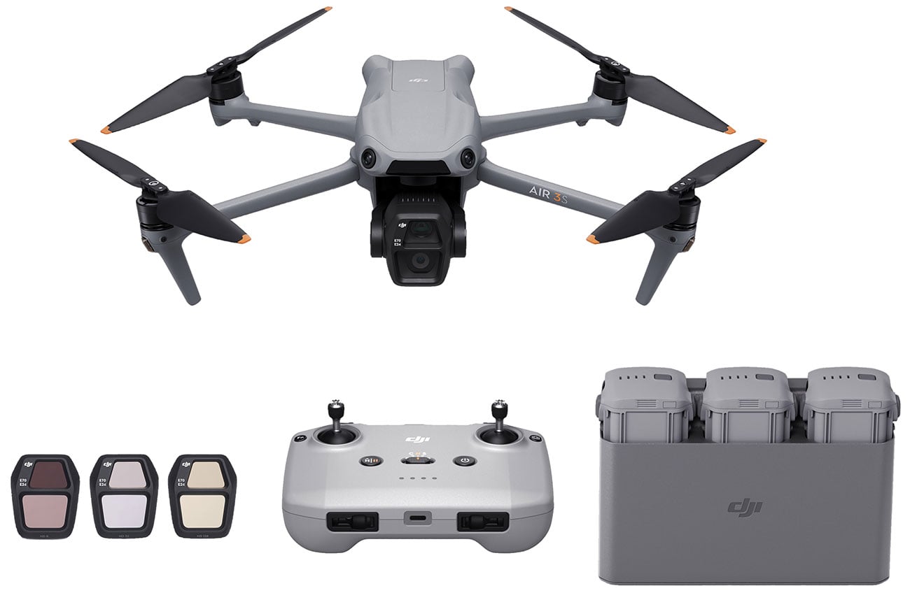 DJI Air 3S Drone Fly More Combo with RC-N3 - CPMA0000081501
