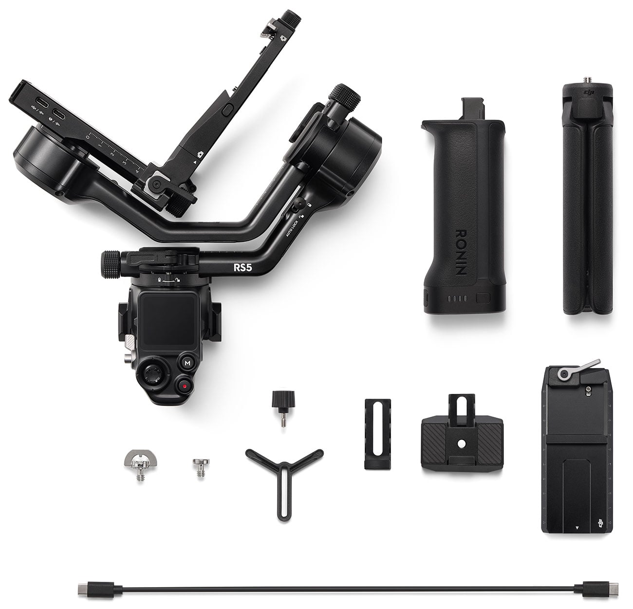 DJI RS 5 Gimbal Stabilizer with Separate AI Tracking and Framing Module (Black)