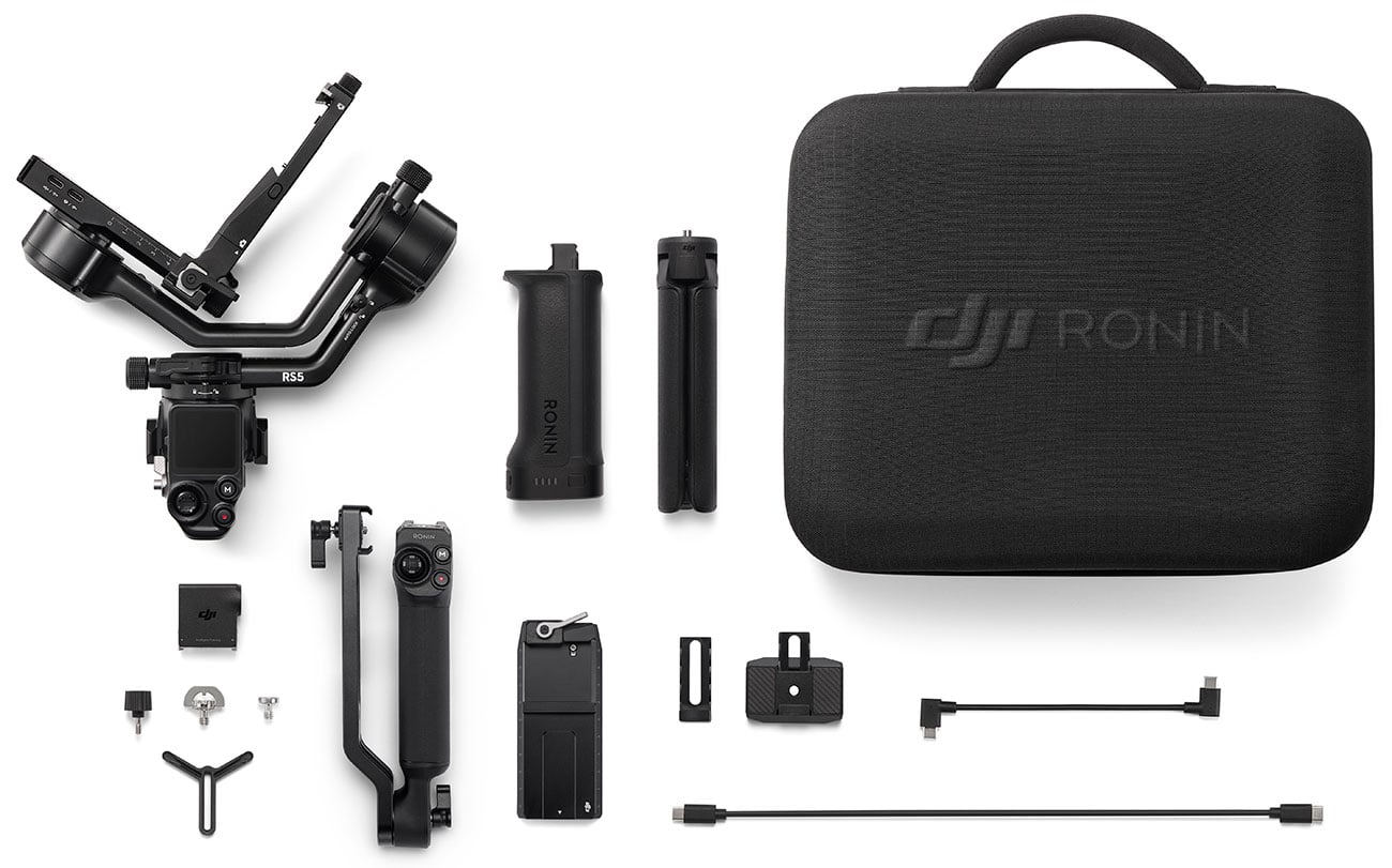 DJI RS 5 Camera Gimbal Combo Kit with AI Tracking Module & Briefcase Handle