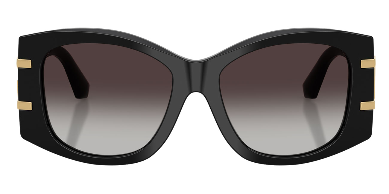 Dolce & Gabbana DG45015018G Black Oversized Sunglasses