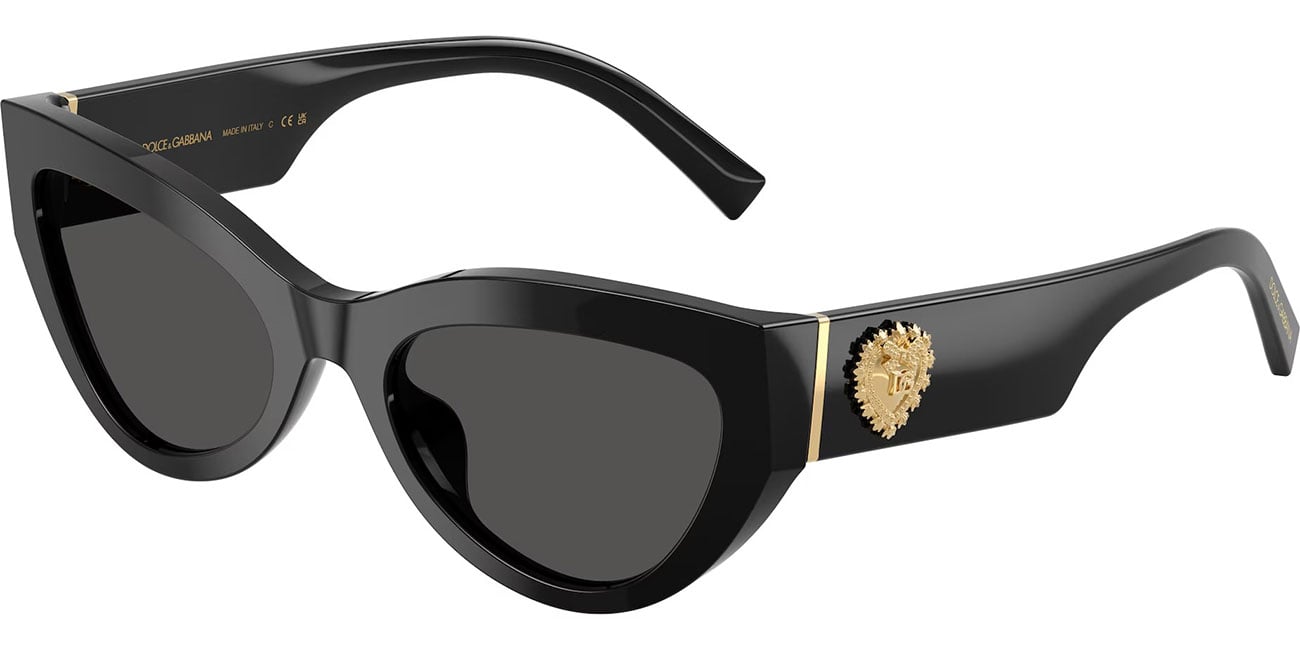 Dolce&Gabbana Woman Sunglass DG4536 - Frame color: Black, Lens color: Dark Grey