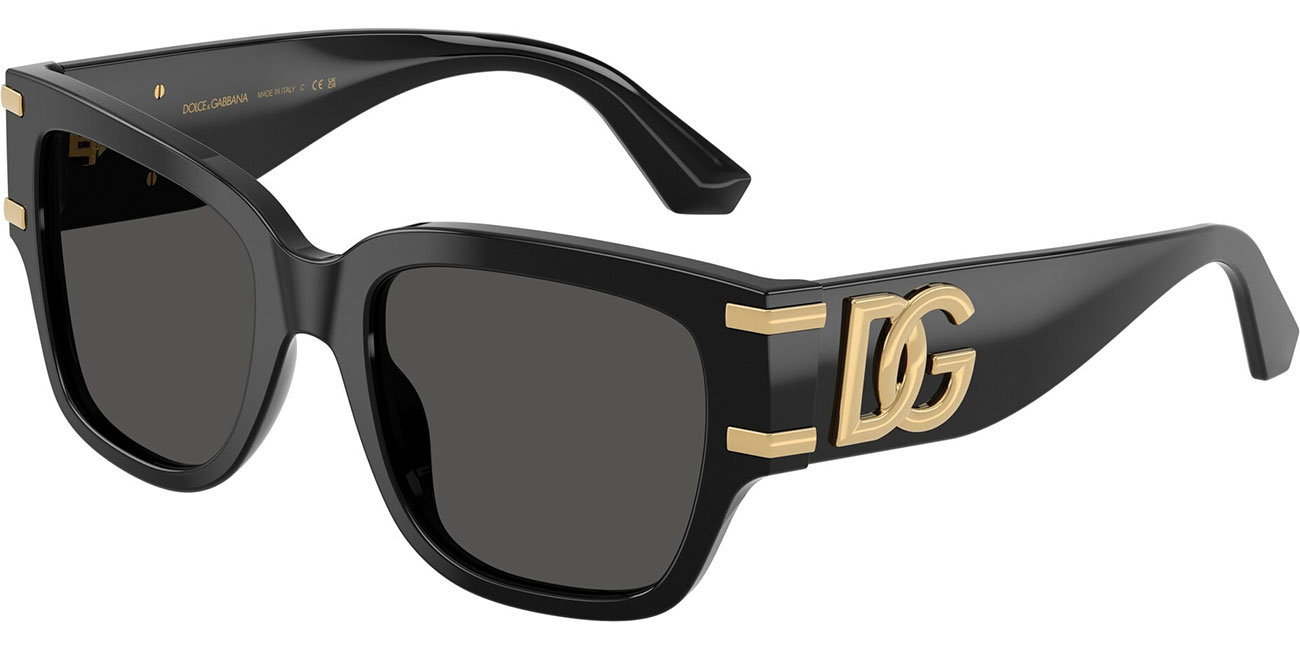 Dolce & Gabbana Oversized 54mm Black Sunglasses - DG45635018754