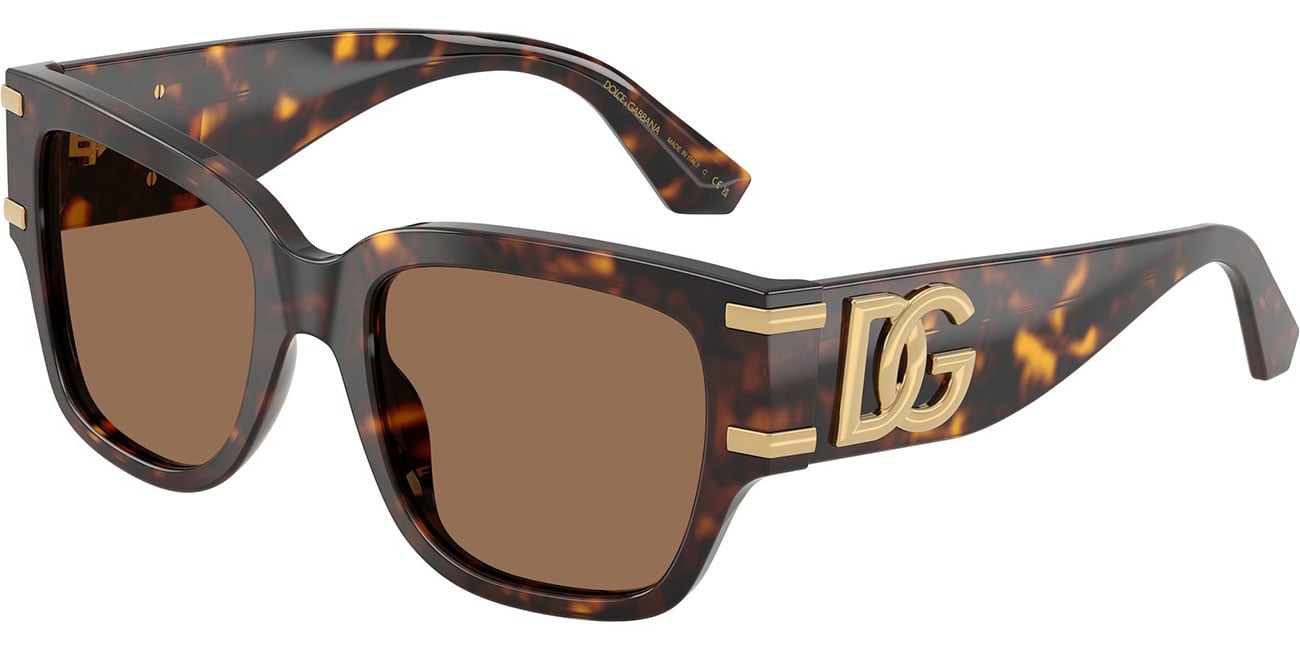 Dolce&Gabbana Woman Sunglass DG4563 -  Frame color: Havana, Lens color: Dark Brown
